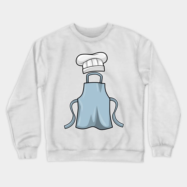 Cooking apron and Cooking hat Crewneck Sweatshirt by Markus Schnabel